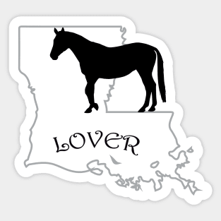 Louisiana Horse Lover Gifts Sticker